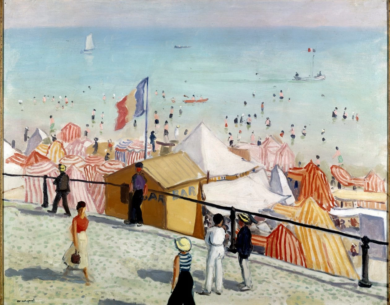 Albert Marquet - Les Sables d'Olonne, Musee National d'Art Moderne, Centre Pompidou, Parigi